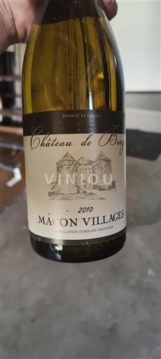 Bourgogne Mâcon och Mâcon-Villages Château Berzé 2010