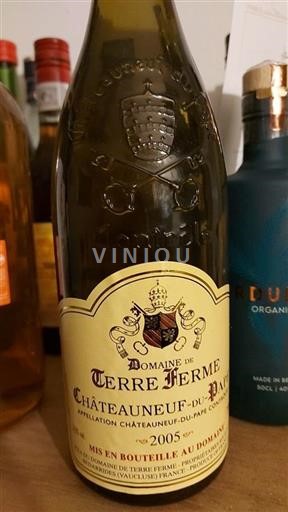 Valle del Rodano Châteauneuf-du-Pape Domaine Terre Ferme 2005
