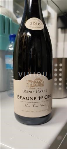 Borgoña Beaune Premier Cru Domaine Denis Carré Les Tuvilains 2018