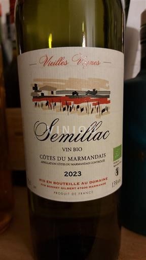 Sud-Ouest Côtes-du-marmandais Semillac Vieilles Vignes 2023