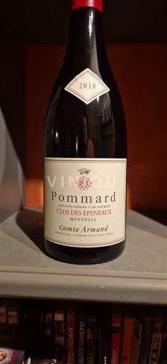 Burgund Pommard Premier Cru Comte Armand Clos des Epeneaux 2018