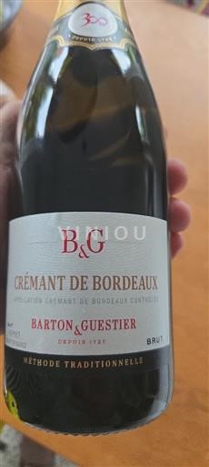 Bordeaux Crémant-de-bordeaux Barton & Guestier Non Millésimé