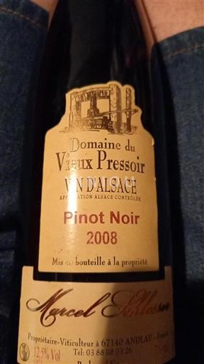 Elsass Nicht spezifiziert Domaine Vieux Pressoir 2008