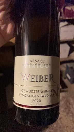 Alsace Vendanges Tardives Weiber Gewurztraminer Vendanges Tardives 2020
