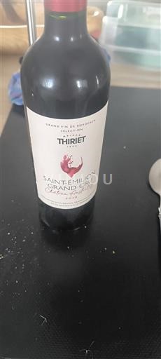 Burdeos Saint-Émilion Gran Cru Grand Cru Maison Thiriet 2019