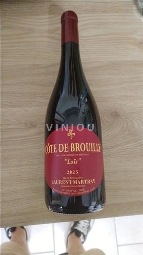 Beaujolais Côte-de-brouilly Laurent Martray Loïs 2023