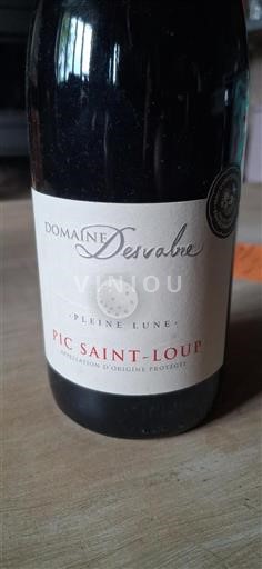 Languedoc Pic-saint-loup Domaine Desvabre Pleine Lune 2019