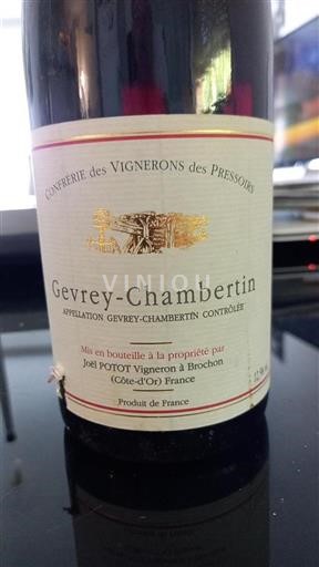 Burgundy Gevrey-Chambertin Joël Potot Non-Vintage
