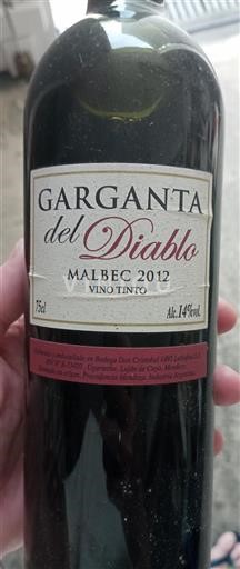 Mendoza Unspecified Bodega Don Cristobal Garganta del Diablo 2012