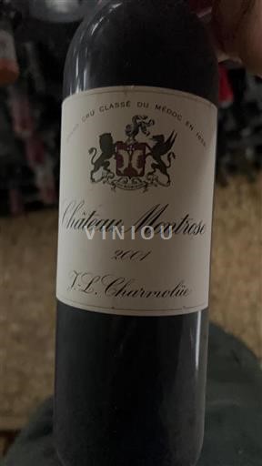 Burdeos Saint-Estèphe Grand Cru Montrose 2001