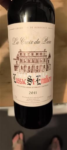 Bordeaux Lussac-saint-émilion La Croix du Parc 2011