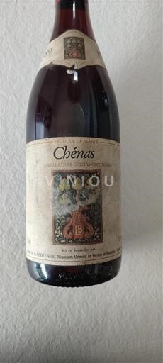 Beaujolais Chénas Benoît Lafont 1989