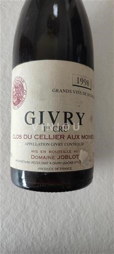Borgogna Givry Premier Cru Domaine Joblot Clos du Cellier Aux Moines 1998