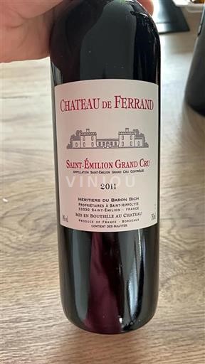 Burdeos Saint-Émilion Grand Cru Château Ferrand 2011