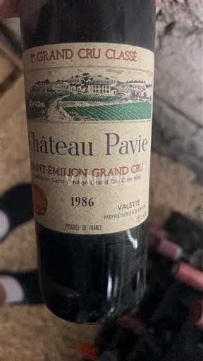 Bordeaux Saint-Émilion Grand Cru Pavie 1986
