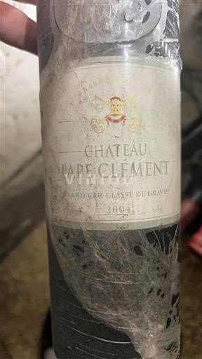 Vin Rouge sec Pape Clement 2004 France Bordeaux Pessac-Léognan Grand Cru