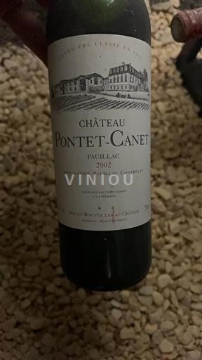 Bordeaux Pauillac Grand Cru Pontet-Canet 2002