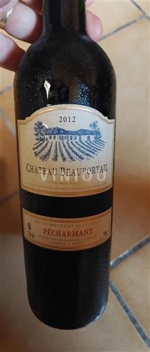 Sydvestfrankrig Pécharmant Château Beauportail 2012