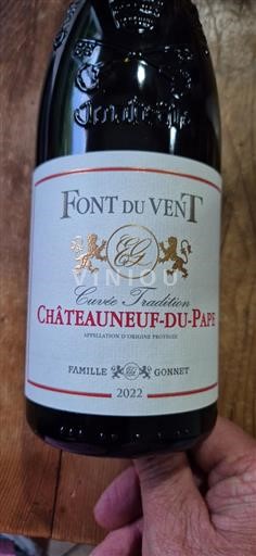 Rhône Valley Châteauneuf-du-Pape Font du Vent Tradition 2022