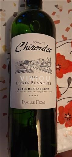 Sud-Ovest Côtes de Gascogne Domaine Chiroulet Terres Blanches 2024