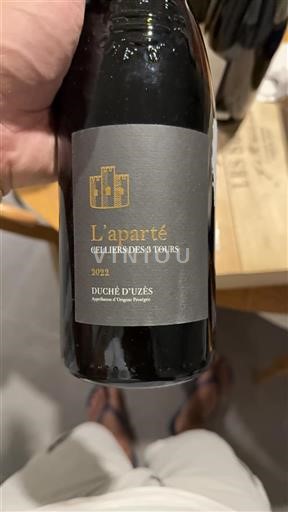 Valle del Rodano Ducato di Uzès Celliers des 3 Tours L'aparté 2022