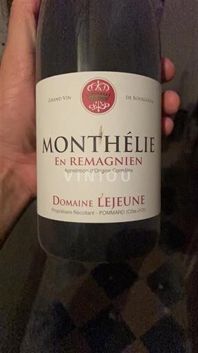 Bourgogne Monthélie Domaine Lejeune En Remagnien Non Millésimé