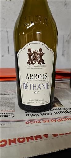 Jura Arbois Fruitière Vinicole Arbois Béthanie 2017