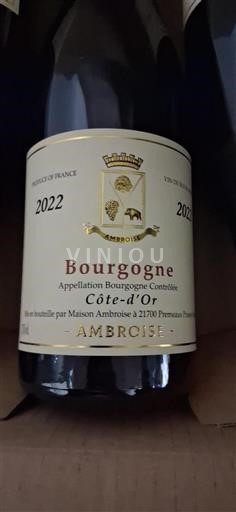 Vin Blanc sec Maison Ambroise 2022 France Bourgogne Hautes Côtes de nuits AOC
