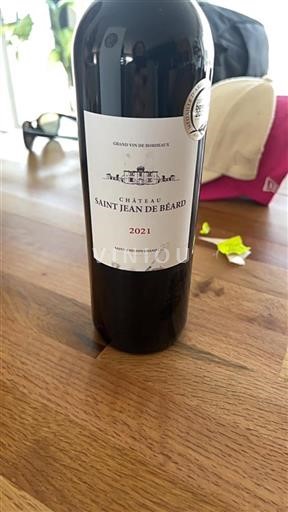 Burdeos Saint-Émilion Gran Cru Grand Cru Saint Jean de Béard 2021