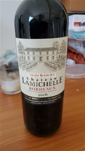 Bordeaux Château Lamichelle 2016