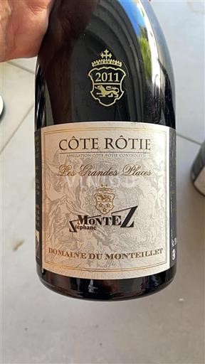 Rhônevallei Côte-rôtie Domaine Monteillet Les Grandes Places 2011