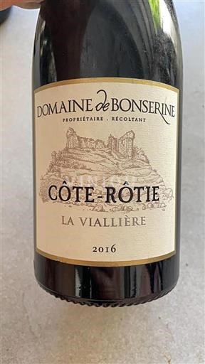 Valle del Rodano Côte-rôtie Domaine Bonserine La Viallière 2016
