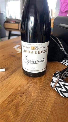 Vin Rouge sec Syrahvissante Louis Cheze 2022 France Vallée du Rhône Côte-rôtie