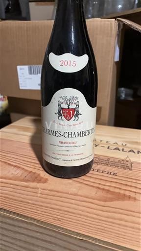 Vin Rouge sec Domaine Pansiot 2015 France Bourgogne Charmes-chambertin Grand Cru
