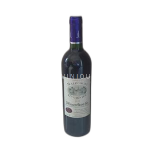 Vin Rouge sec Duvignier Malecourt 2012 France Bordeaux Saint-Émilion Grand Cru Grand Cru