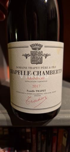 Burgundsko Chapelle-Chambertin Grand Cru Domaine Trapet Père & Fils 2017