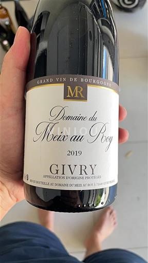 Burgundy Givry Domaine Meix au Roy 2019