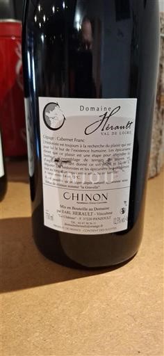 Vallée de la Loire Chinon Domaine Hérault Non Millésimé