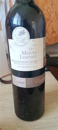 Roussillon Côtes del Roussillon Villages Rasiguères Moura Lympany 2013