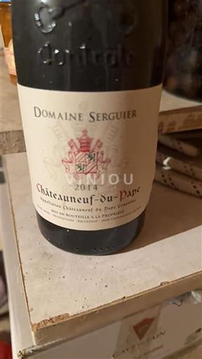 Valle del Ródano Châteauneuf-du-Pape. Domaine Serguier 2014
