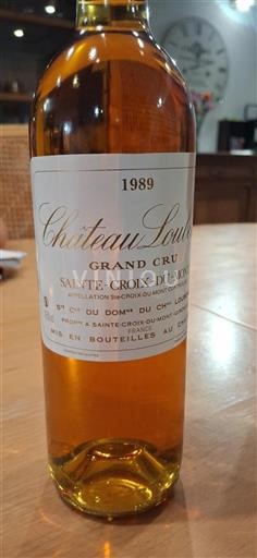 Bordeaux Sainte-Croix-Du-Mont Château Loubersan 1989
