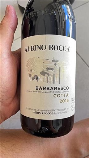 Piemont Barbaresco Albino Rocca Cottà 2016