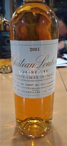 Bordeaux Sainte-Croix-Du-Mont Château Loupiac-Gaudiet 2001