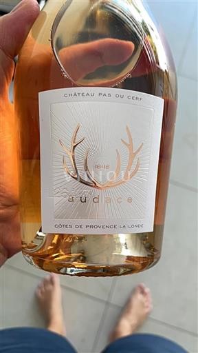 Provence Côtes de Provence Château Pas du Cerf Audace 2022