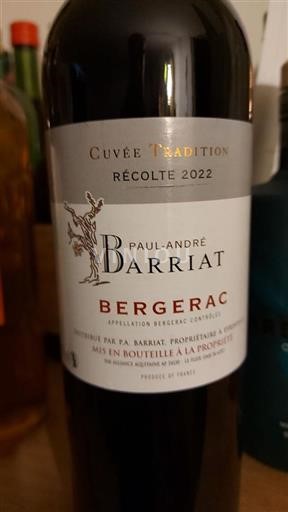 Lounais-Ranska Bergerac Paul-André Barriat Tradition 2024