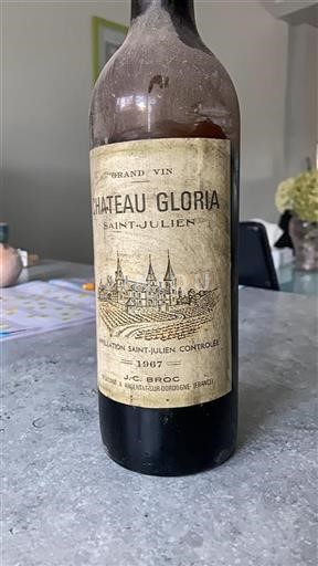 Bordeaux Saint-Julien Château Gloria 1967