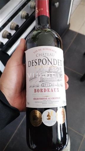 Bordeaux Château Despondet Héritage 2012
