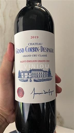 Bordeaux Saint-Émilion Grand Cru Grand Cru Château Grand Corbin-Despagne 2019