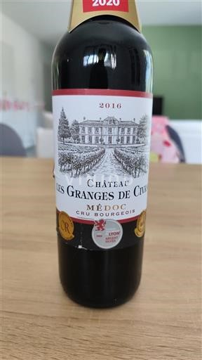 Bordeaux Médoc Cru Bourgeois Château Les Granges de Civrac 2016