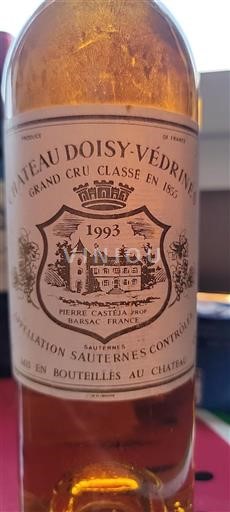 Bordeaux Sauternes Grand Cru Château Doisy-Védrines 1993
